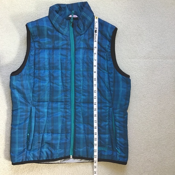 Marker Vest Blue Plaid Winter Jacket Small Like New! - Picture 9 of 16
